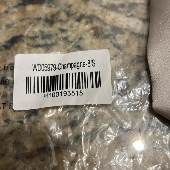 HELLO MOLLY SILLY GIRL VIBE LONG SLEEVE SATIN MINI DRESS CHAMPAGNE - 4 - Picture 9 of 10